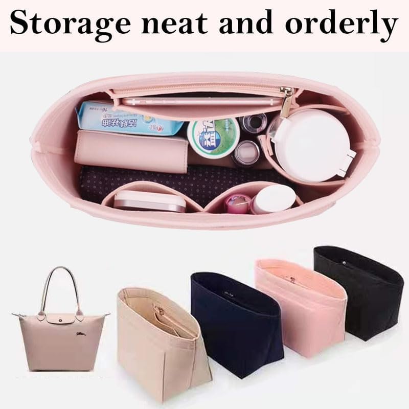tote Organizer Insert for longchamp organizer insert le pliage purse insert small bag organizer handbag 1032beige-S