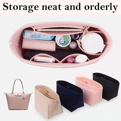 tote Organizer Insert for longchamp organizer insert le pliage purse insert small bag organizer handbag 1032beige-S