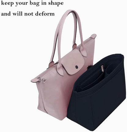 tote Organizer Insert for longchamp organizer insert le pliage purse insert small bag organizer handbag 1032beige-S
