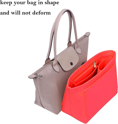 tote Organizer Insert for longchamp organizer insert le pliage purse insert small bag organizer handbag 1032beige-S