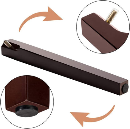 Piano Bench Adjustable with Storage Faux Leather Wooden Seat