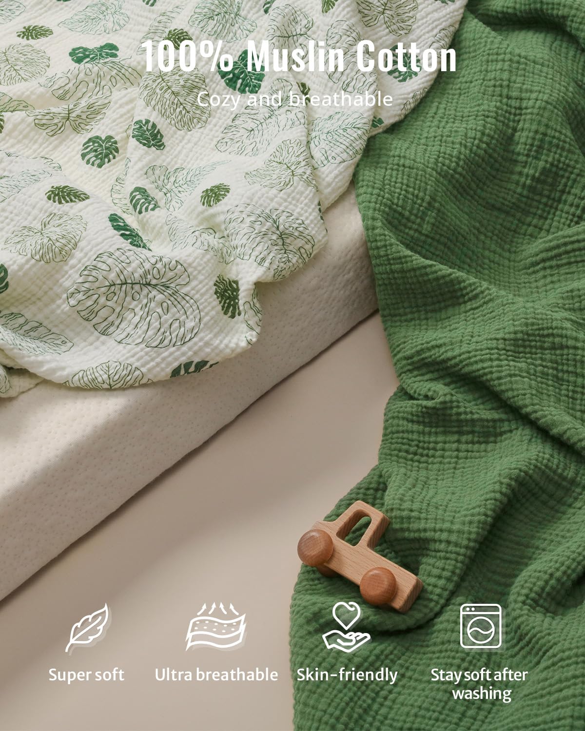 Contoured Changing Pad with Soft & Washable Cover, Waterproof Lining Foam Baby Changing Table Pads for Dresser Top, Secure with Security Strap and Two High Curved Sides, 32”×16”, Sage Green