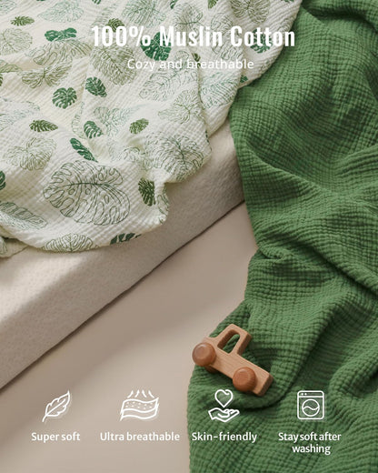 Contoured Changing Pad with Soft & Washable Cover, Waterproof Lining Foam Baby Changing Table Pads for Dresser Top, Secure with Security Strap and Two High Curved Sides, 32”×16”, Sage Green