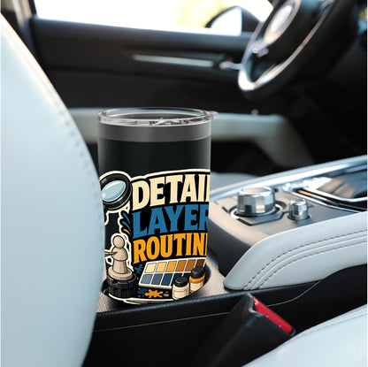 DETAIL LAYER ROUTINE Hobby Table Calm Stainless Steel Insulated Tumbler
