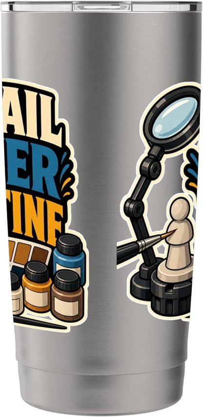 DETAIL LAYER ROUTINE Hobby Table Calm Stainless Steel Insulated Tumbler