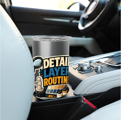 DETAIL LAYER ROUTINE Hobby Table Calm Stainless Steel Insulated Tumbler