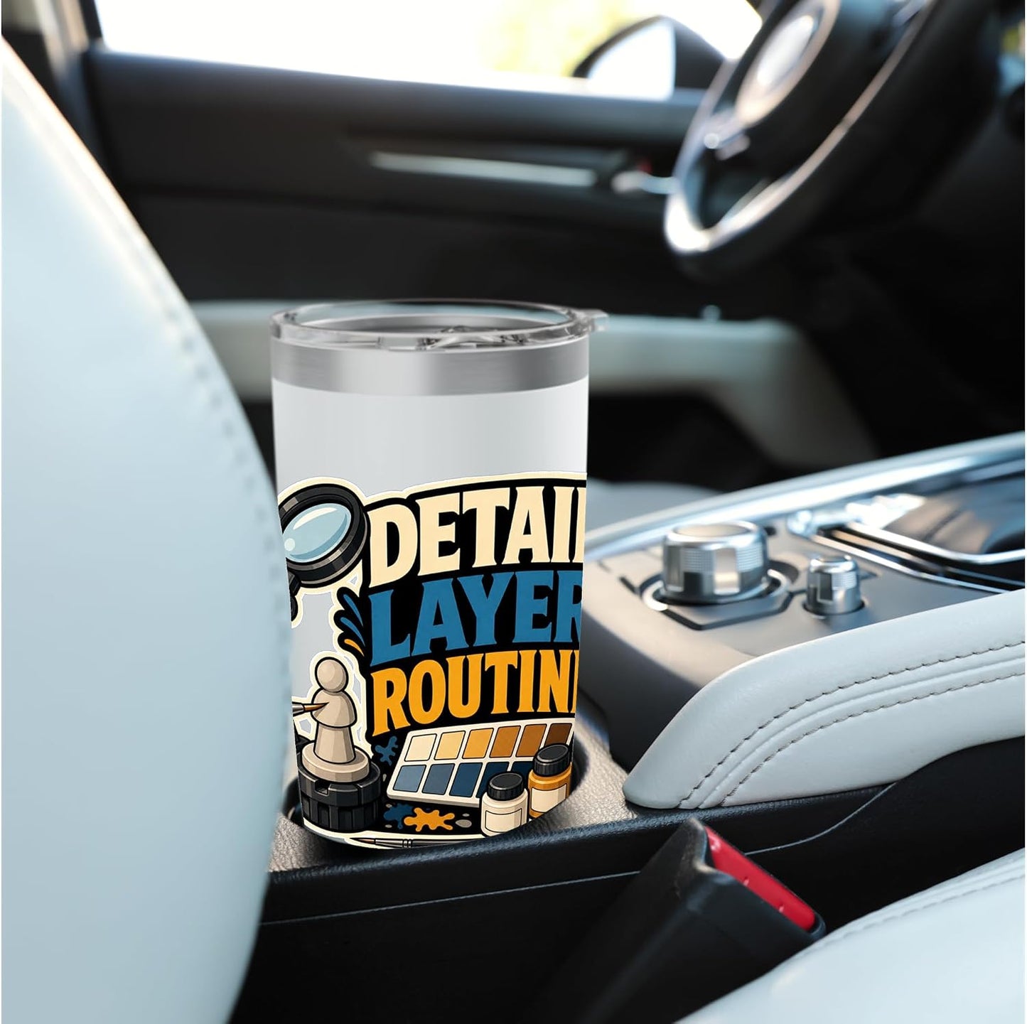 DETAIL LAYER ROUTINE Hobby Table Calm Stainless Steel Insulated Tumbler