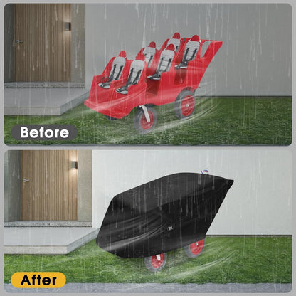 Waterproof Cover for Jeep Wagon Stroller, Quad Stroller Wagon Covers
