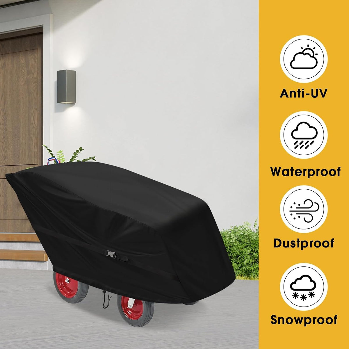 Waterproof Cover for Jeep Wagon Stroller, Quad Stroller Wagon Covers