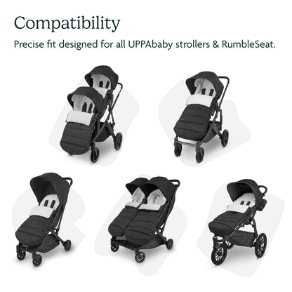 CozyGanoosh Footmuff, Fits Stroller & RumbleSeat - Jake