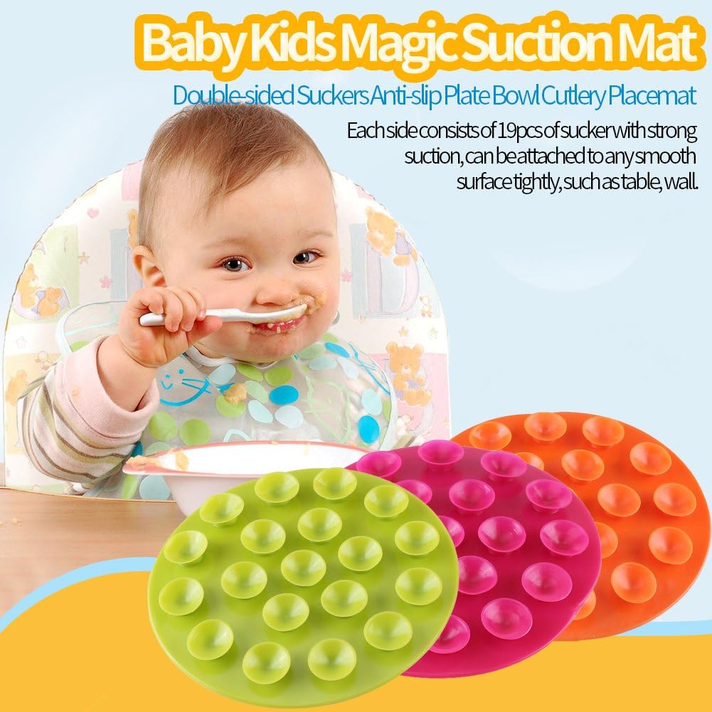 Baby Place Mats, Double Sided Suckers