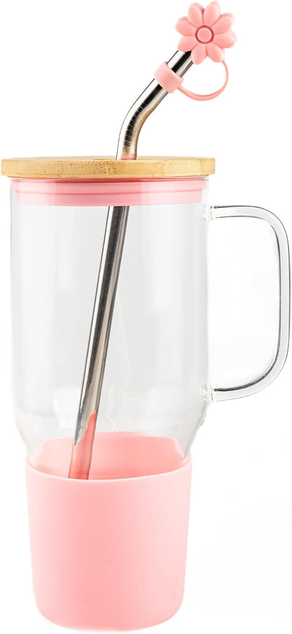 Adria Hydration Travel Tumbler, Pink Ice Cream