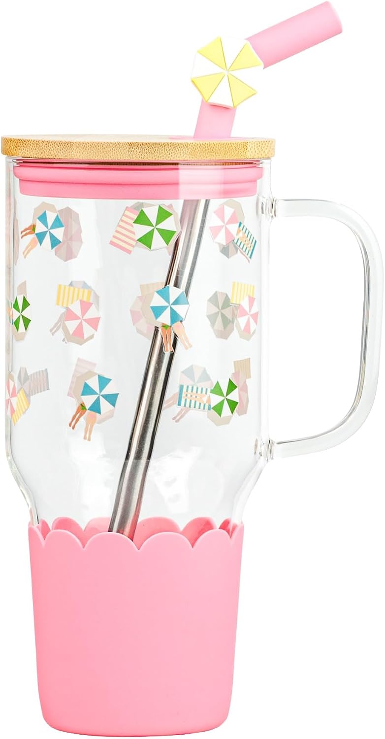 Adria Hydration Travel Tumbler, Pink Ice Cream