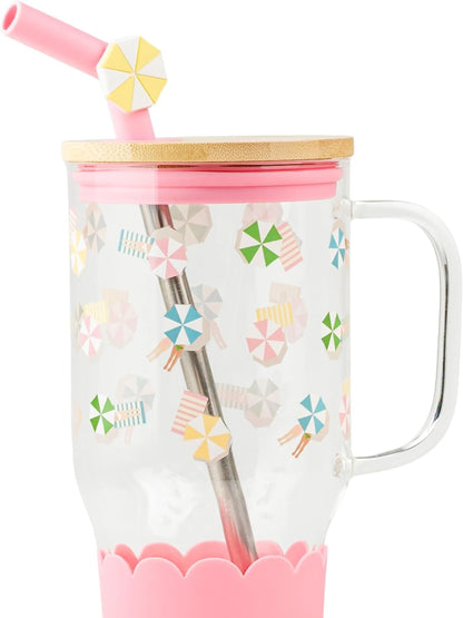 Adria Hydration Travel Tumbler, Pink Ice Cream