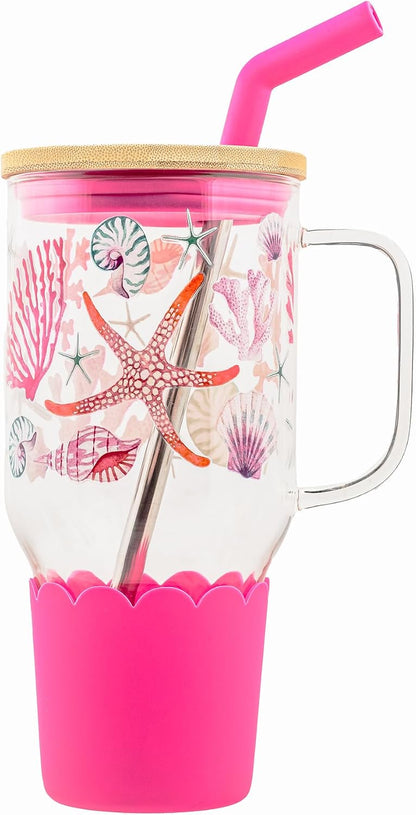 Adria Hydration Travel Tumbler, Pink Ice Cream