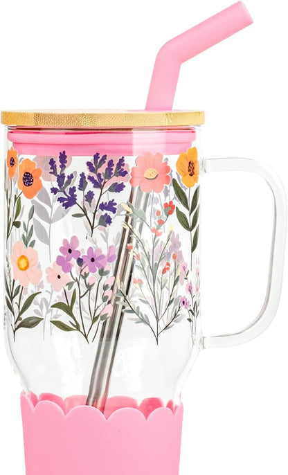 Adria Hydration Travel Tumbler, Pink Ice Cream