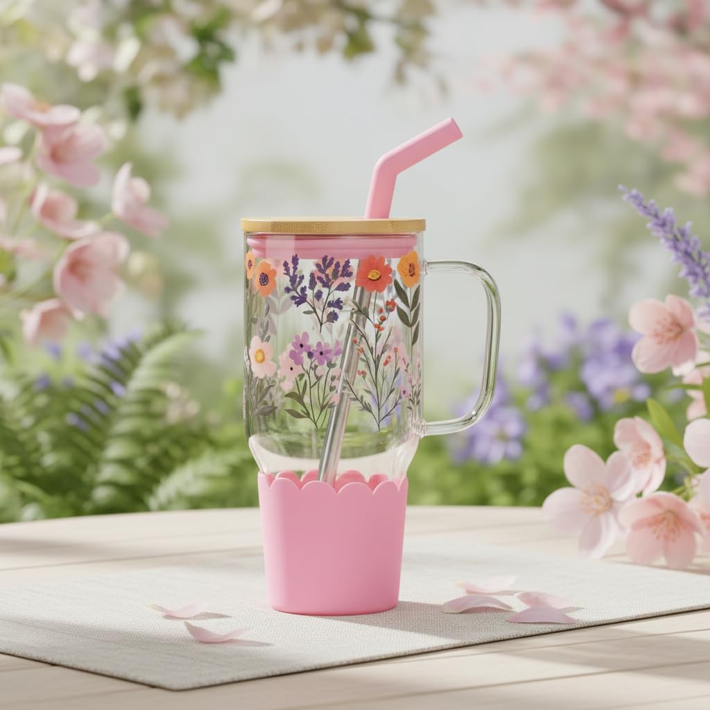 Adria Hydration Travel Tumbler, Pink Ice Cream