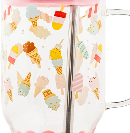 Adria Hydration Travel Tumbler, Pink Ice Cream