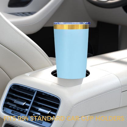 20 oz Insulated Tumblers Bulk with Lid Stainless Steel Tumbler,12 Pack | Navy,Double Wall Vacuum Travel Coffee Mug,BPA Free,for Hot and Cold Drinks,Gold Plated Powder Coated Cup,Laser engraving