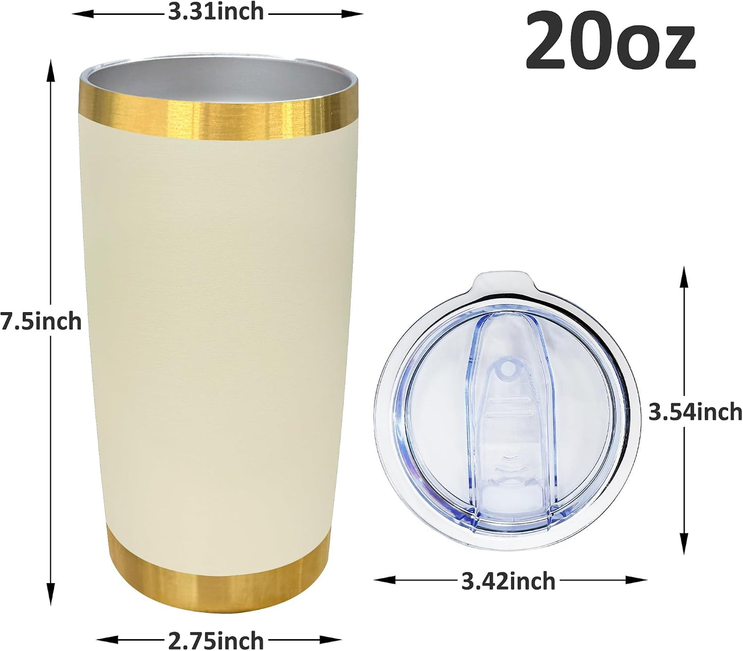 20 oz Insulated Tumblers Bulk with Lid Stainless Steel Tumbler,12 Pack | Navy,Double Wall Vacuum Travel Coffee Mug,BPA Free,for Hot and Cold Drinks,Gold Plated Powder Coated Cup,Laser engraving