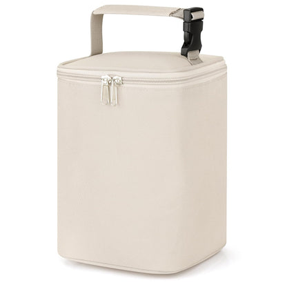 Breastmilk Cooler Bag, Baby Bottle Cooler Bags, Insulated Tote Bags On The Go, Fits 4 Large 8oz Bottles, for Nursing Mom Daycare Travel