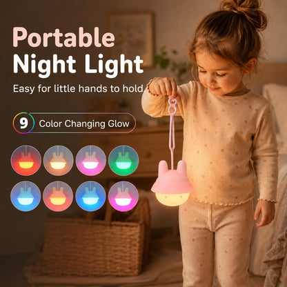 Baby Car Seat Light for Night Driving, Rechargeable Car Seat Night Light for Babies, Soft Glow Backseat Travel Light with Gentle Eye Caring Design for Infants & Toddlers