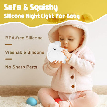 Baby Car Seat Light for Night Driving, Rechargeable Car Seat Night Light for Babies, Soft Glow Backseat Travel Light with Gentle Eye Caring Design for Infants & Toddlers
