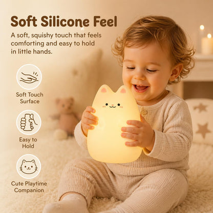 Baby Car Seat Light for Night Driving, Rechargeable Car Seat Night Light for Babies, Soft Glow Backseat Travel Light with Gentle Eye Caring Design for Infants & Toddlers