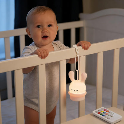 Baby Car Seat Light for Night Driving, Rechargeable Car Seat Night Light for Babies, Soft Glow Backseat Travel Light with Gentle Eye Caring Design for Infants & Toddlers