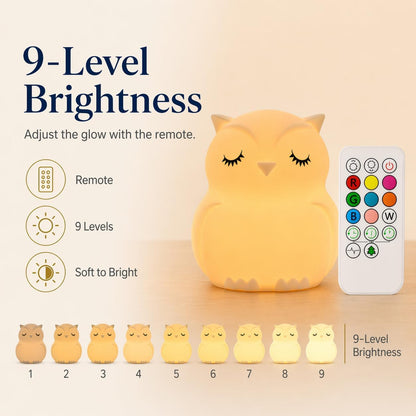 Baby Car Seat Light for Night Driving, Rechargeable Car Seat Night Light for Babies, Soft Glow Backseat Travel Light with Gentle Eye Caring Design for Infants & Toddlers