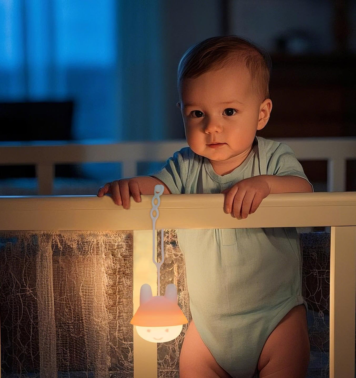 Baby Car Seat Light for Night Driving, Rechargeable Car Seat Night Light for Babies, Soft Glow Backseat Travel Light with Gentle Eye Caring Design for Infants & Toddlers