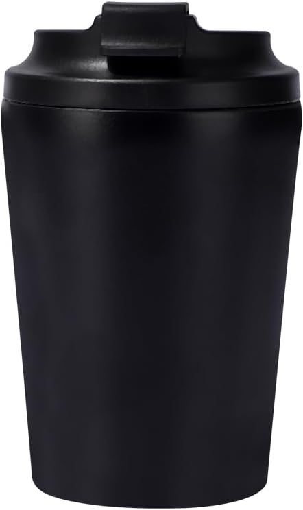 12oz Mini Insulated Coffee Cup - 304 Stainless Steel & Ceramic Lined Tumbler, Leak-Proof Portable Travel Mug for Car Office Outdoor, BPA-Free Double Wall Vacuum (purplish blue)