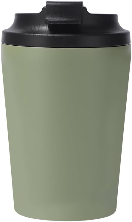 12oz Mini Insulated Coffee Cup - 304 Stainless Steel & Ceramic Lined Tumbler, Leak-Proof Portable Travel Mug for Car Office Outdoor, BPA-Free Double Wall Vacuum (purplish blue)