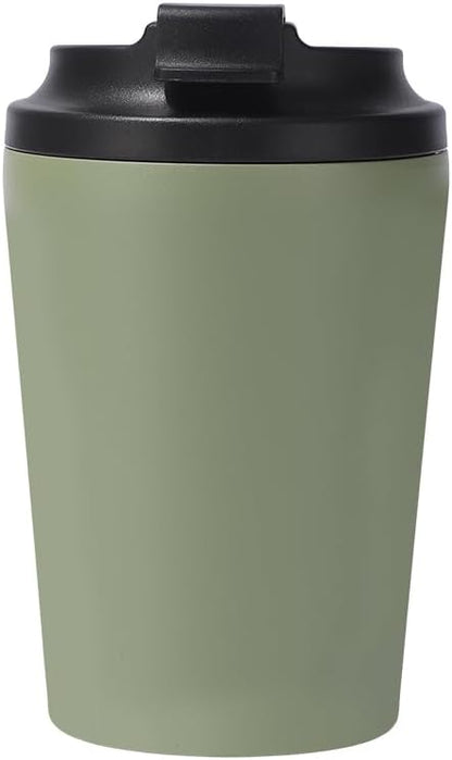 12oz Mini Insulated Coffee Cup - 304 Stainless Steel & Ceramic Lined Tumbler, Leak-Proof Portable Travel Mug for Car Office Outdoor, BPA-Free Double Wall Vacuum (purplish blue)