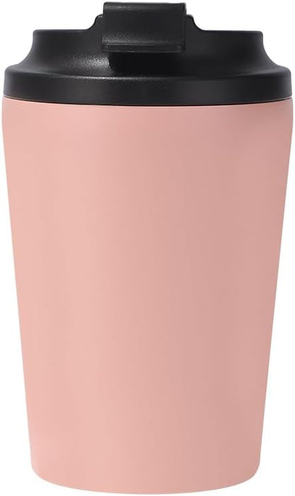 12oz Mini Insulated Coffee Cup - 304 Stainless Steel & Ceramic Lined Tumbler, Leak-Proof Portable Travel Mug for Car Office Outdoor, BPA-Free Double Wall Vacuum (purplish blue)