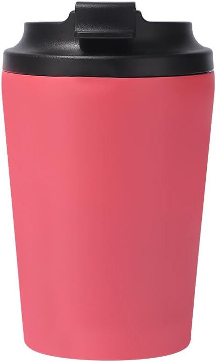 12oz Mini Insulated Coffee Cup - 304 Stainless Steel & Ceramic Lined Tumbler, Leak-Proof Portable Travel Mug for Car Office Outdoor, BPA-Free Double Wall Vacuum (purplish blue)