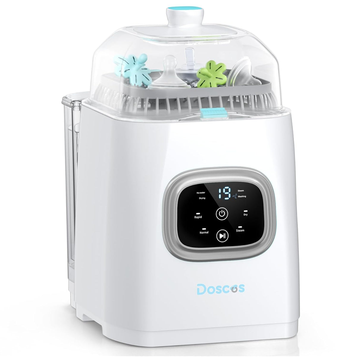 Bottle Washer Pro, All-in-One Baby Bottle Washer and Sterilizer & Dryer with 60 Detergent Tablets, Cleaning Machine for Bottles, Pump Parts & Baby Essentials, Deep Cleaning, Replaces Hand Washing