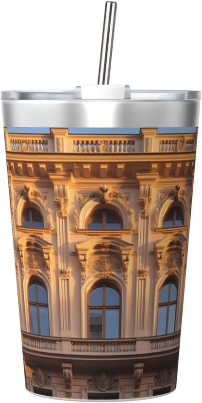 Clear and crystalline Insulated Straw Cup Ideal for Gym use or Carrying on The go