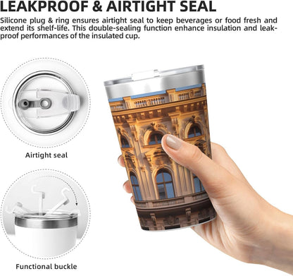 Clear and crystalline Insulated Straw Cup Ideal for Gym use or Carrying on The go