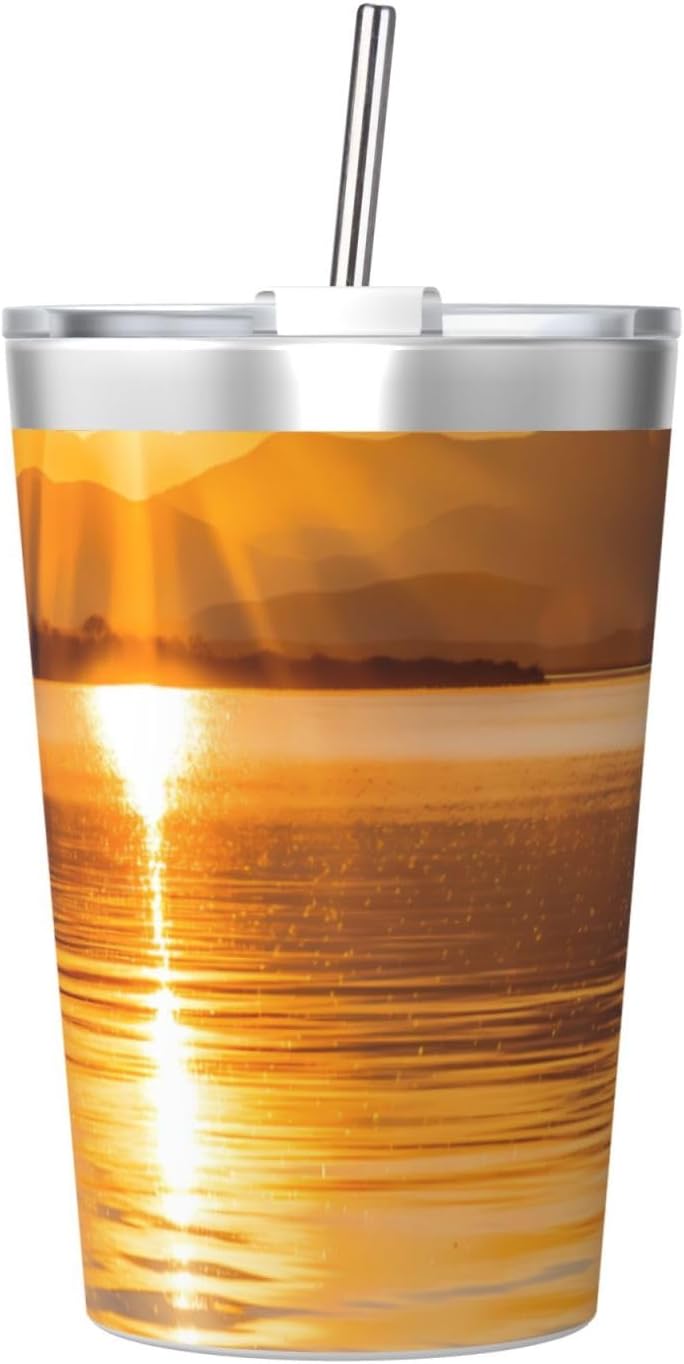 Clear and crystalline Insulated Straw Cup Ideal for Gym use or Carrying on The go