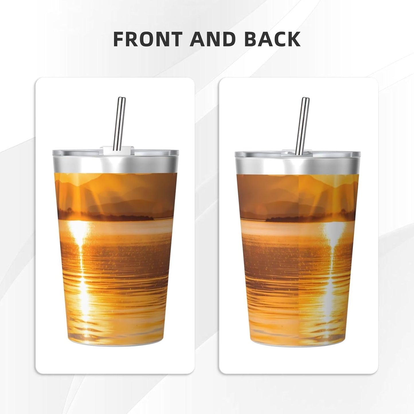 Clear and crystalline Insulated Straw Cup Ideal for Gym use or Carrying on The go