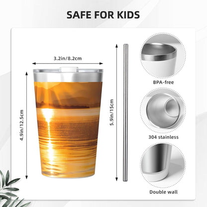 Clear and crystalline Insulated Straw Cup Ideal for Gym use or Carrying on The go