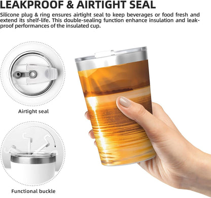 Clear and crystalline Insulated Straw Cup Ideal for Gym use or Carrying on The go