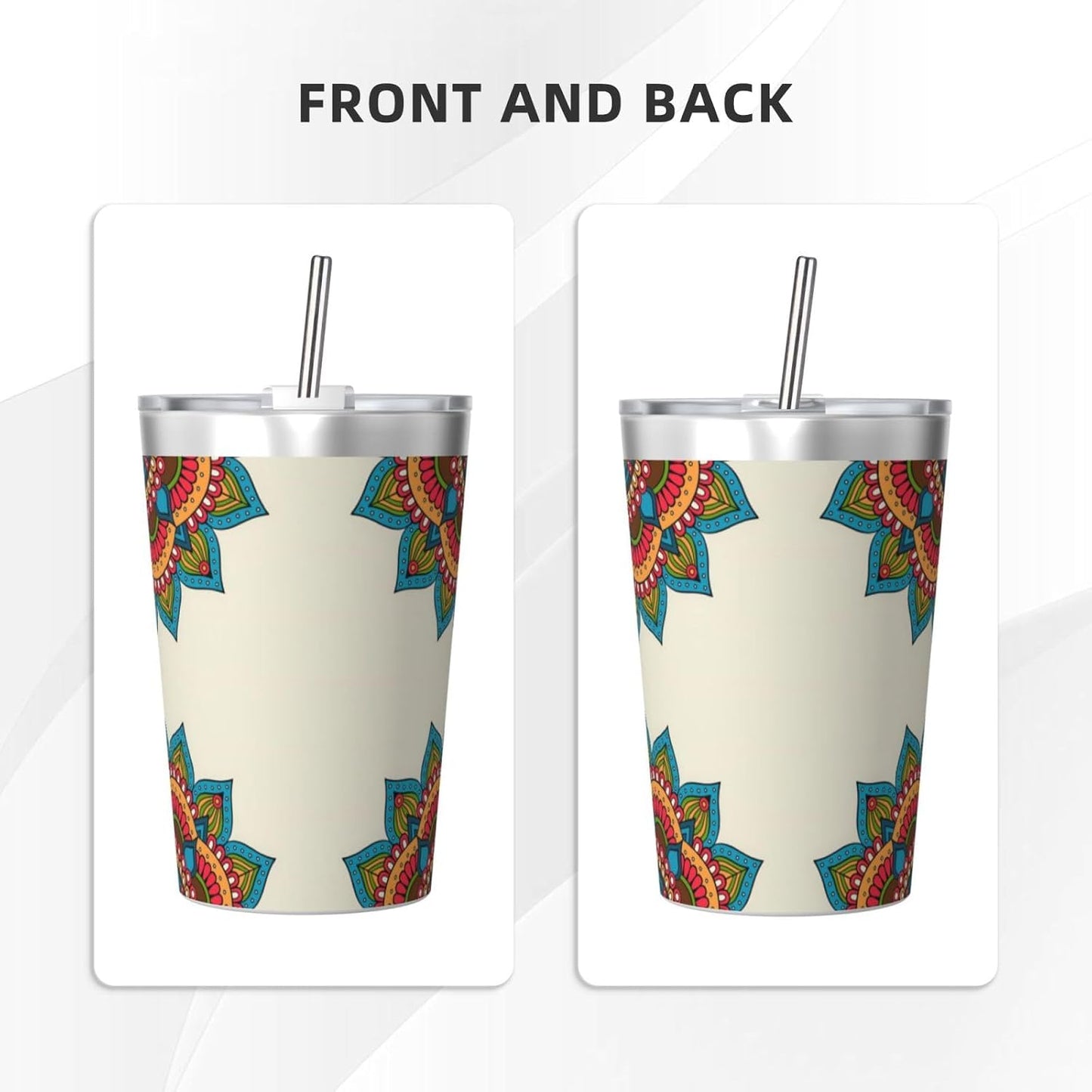 Clear and crystalline Insulated Straw Cup Ideal for Gym use or Carrying on The go