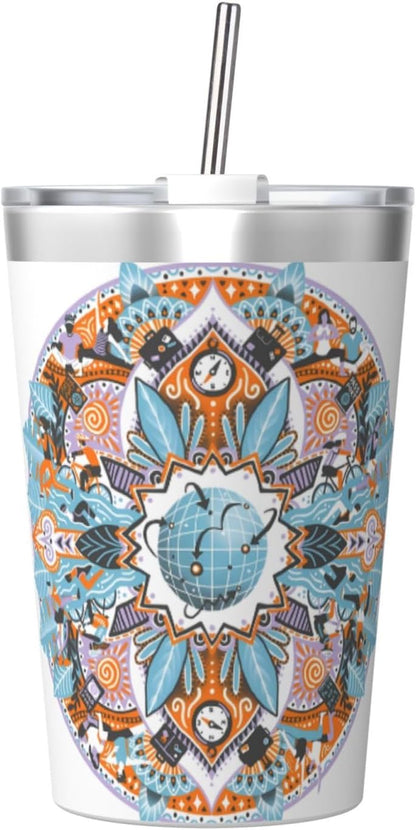 Clear and crystalline Insulated Straw Cup Ideal for Gym use or Carrying on The go