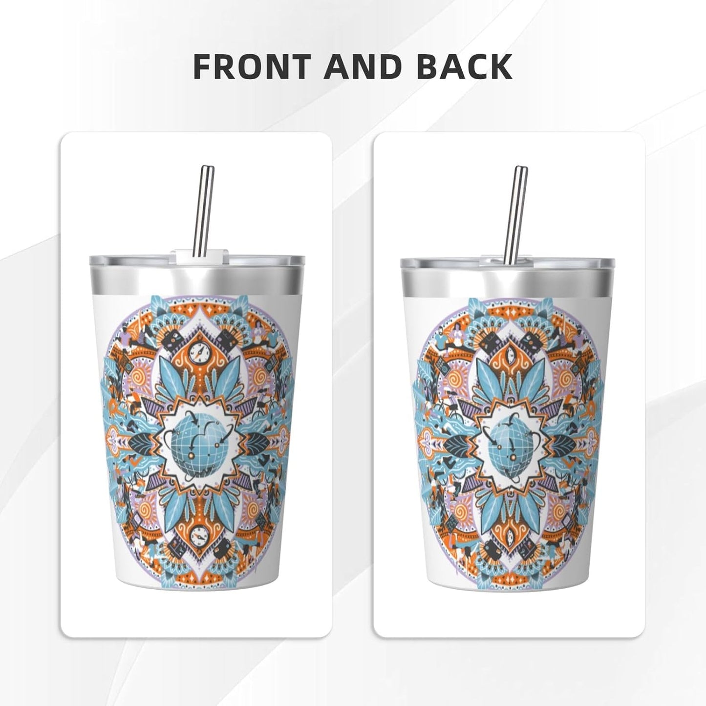 Clear and crystalline Insulated Straw Cup Ideal for Gym use or Carrying on The go