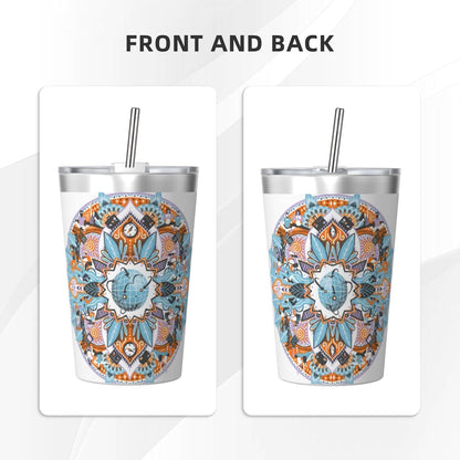 Clear and crystalline Insulated Straw Cup Ideal for Gym use or Carrying on The go