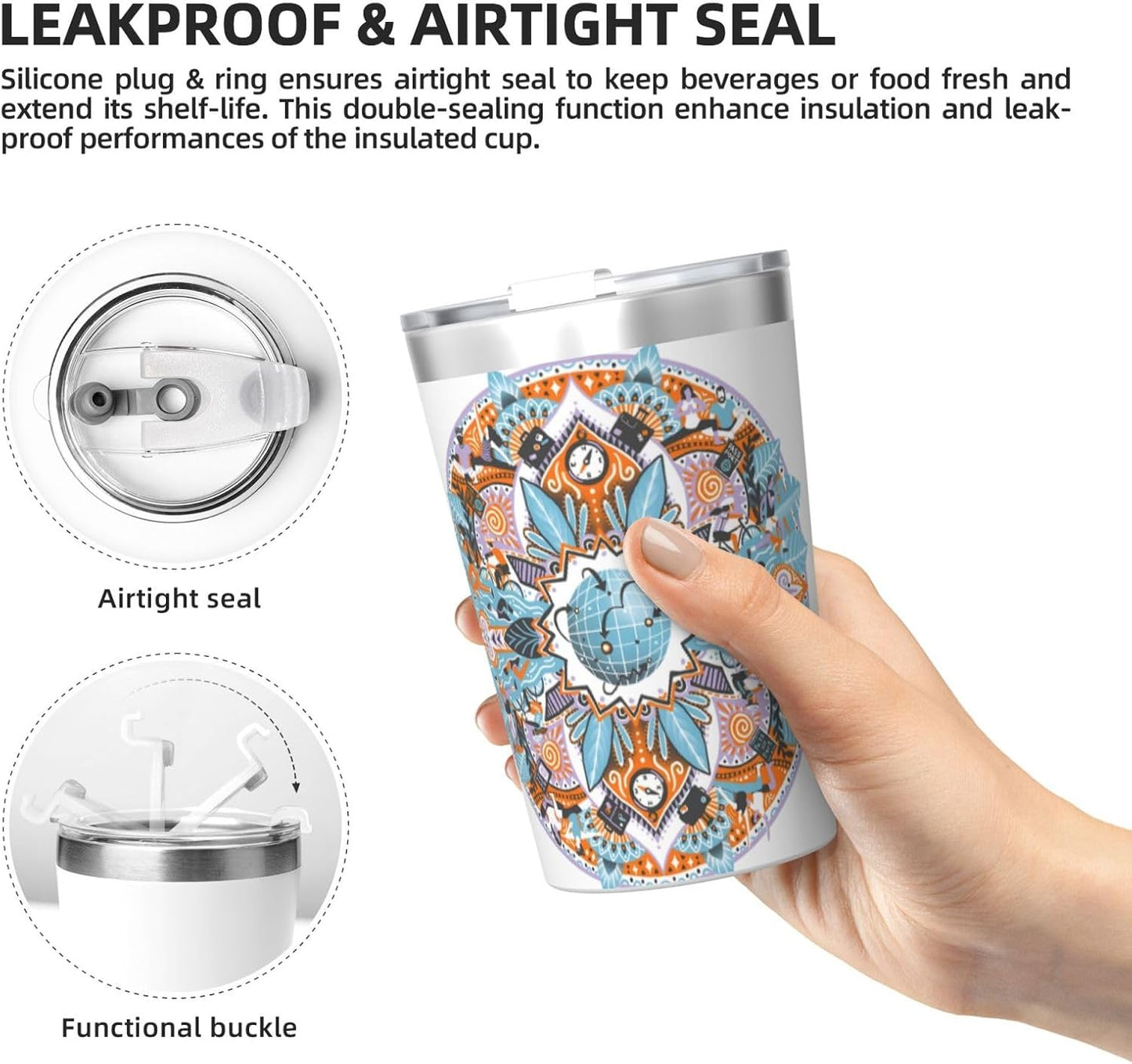 Clear and crystalline Insulated Straw Cup Ideal for Gym use or Carrying on The go