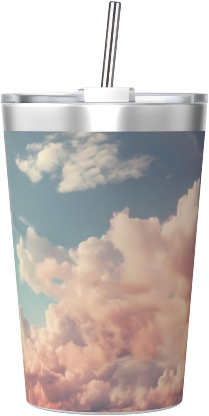 Clear and crystalline Insulated Straw Cup Ideal for Gym use or Carrying on The go