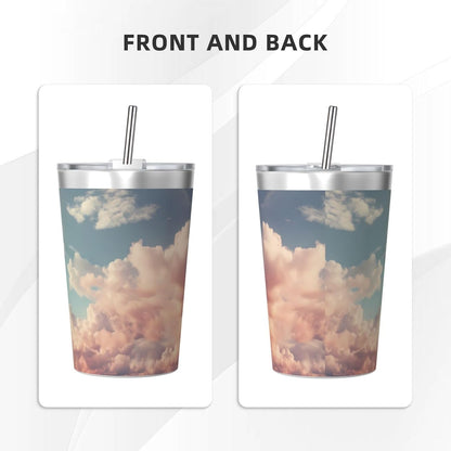 Clear and crystalline Insulated Straw Cup Ideal for Gym use or Carrying on The go
